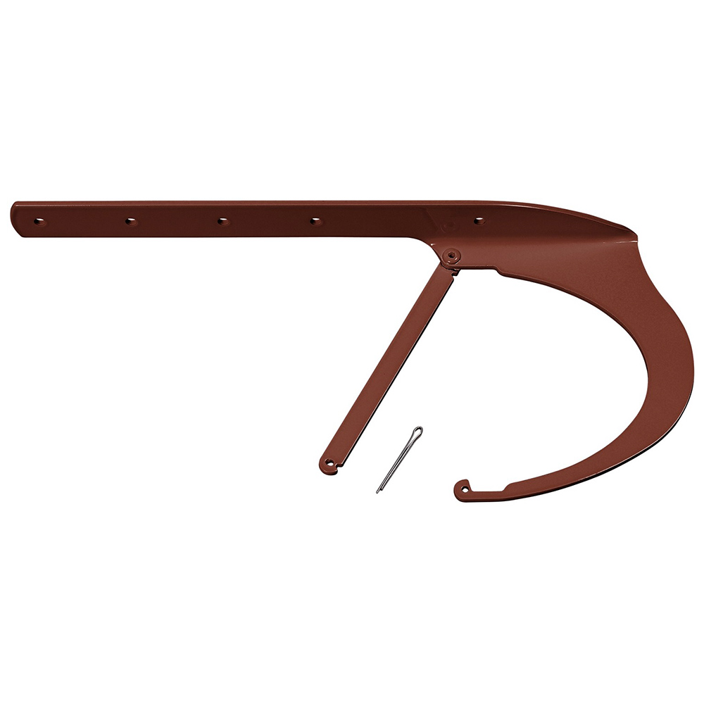 Водосточная система ПВХ (АП) "Стандарт" Кронштейн желоба МЕТАЛЛИЧЕСКИЙ новый Коричневый Водосточная система ПВХ (АП) "Стандарт" Кронштейн желоба МЕТАЛЛИЧЕСКИЙ новый Коричневый