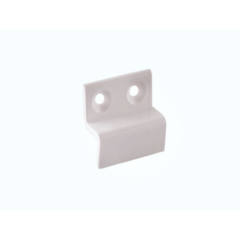 Кронштейн ПВХ 7мм д/МС нижн. короткий Белый Кронштейн ПВХ 7мм д/МС нижн. короткий Белый