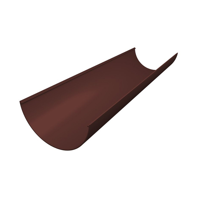 Водосточная система ПВХ (GL) "Классика" Желоб Шоколадный d -120 3000 мм Водосточная система ПВХ (GL) "Классика" Желоб Шоколадный d -120 3000 мм