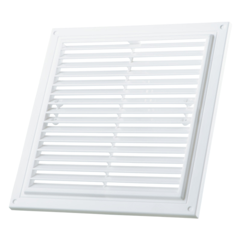 Вентиляционная решетка ПВХ "РВС" (РВО 205*205с) Белая 205*205 мм Вентиляционная решетка ПВХ "РВС" (РВО 205*205с) Белая 205*205 мм