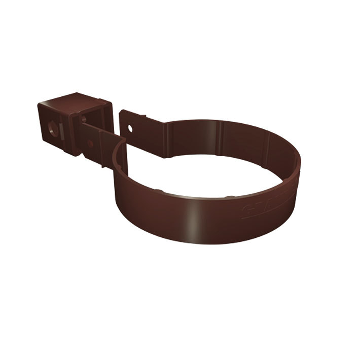 Водосточная система ПВХ (GL) "Классика" Хомут трубы ПВХ «Kliker» Шоколадный Водосточная система ПВХ (GL) "Классика" Хомут трубы ПВХ «Kliker» Шоколадный