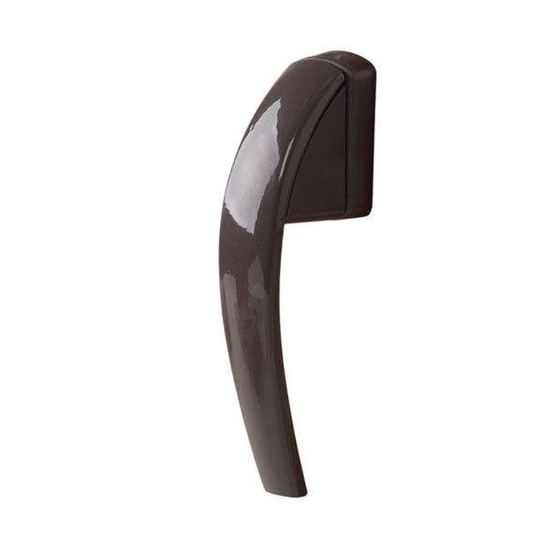 Ручка оконная internika "Весна"  коричневая RAL 8019, 37мм + 2 винта Ручка оконная internika "Весна"  коричневая RAL 8019, 37мм + 2 винта