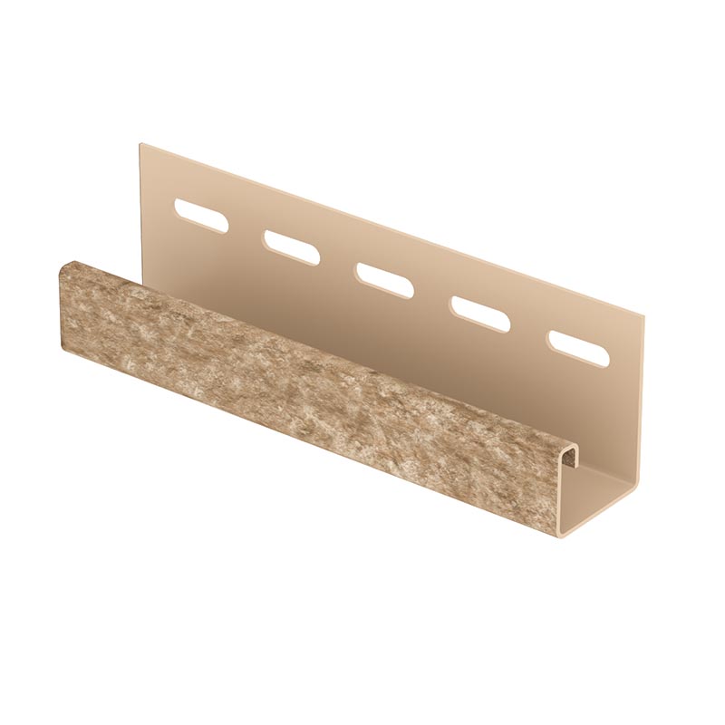 J-trim (ЮП) Стоун-Хаус "Кварцит" тёмно-бежевый 3 050 мм J-trim (ЮП) Стоун-Хаус "Кварцит" тёмно-бежевый 3 050 мм