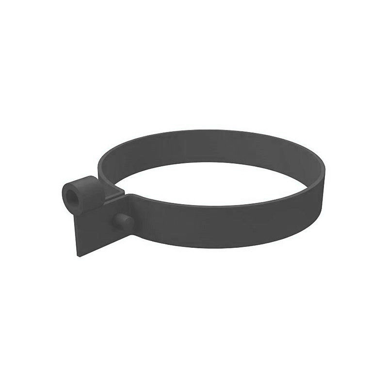 Водосточная система ПВХ (GL) "Классика" Хомут трубы ПВХ Графит Водосточная система ПВХ (GL) "Классика" Хомут трубы ПВХ Графит