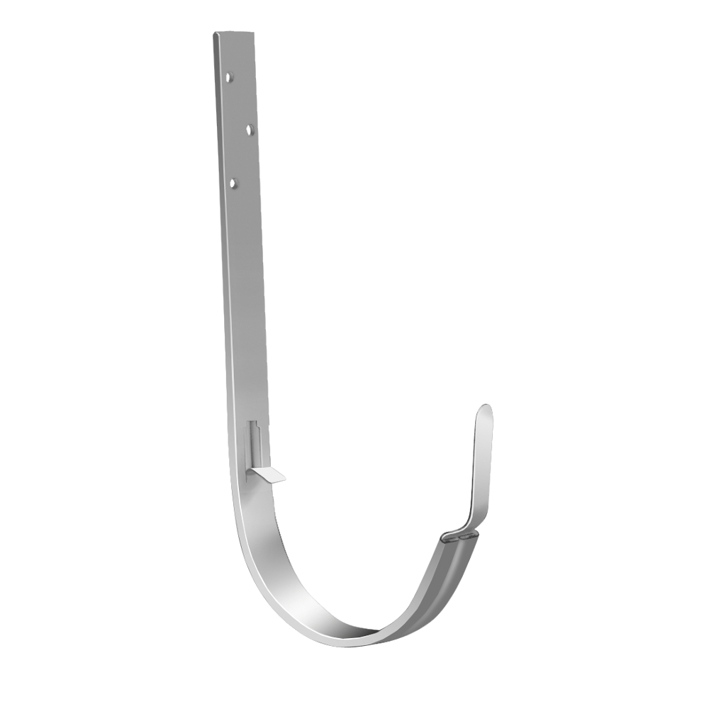 Водосточная система ПВХ (GL) "Дизайн" 135мм Кронштейн желоба МЕТАЛЛИЧЕСКИЙ  Белый Водосточная система ПВХ (GL) "Дизайн" 135мм Кронштейн желоба МЕТАЛЛИЧЕСКИЙ  Белый