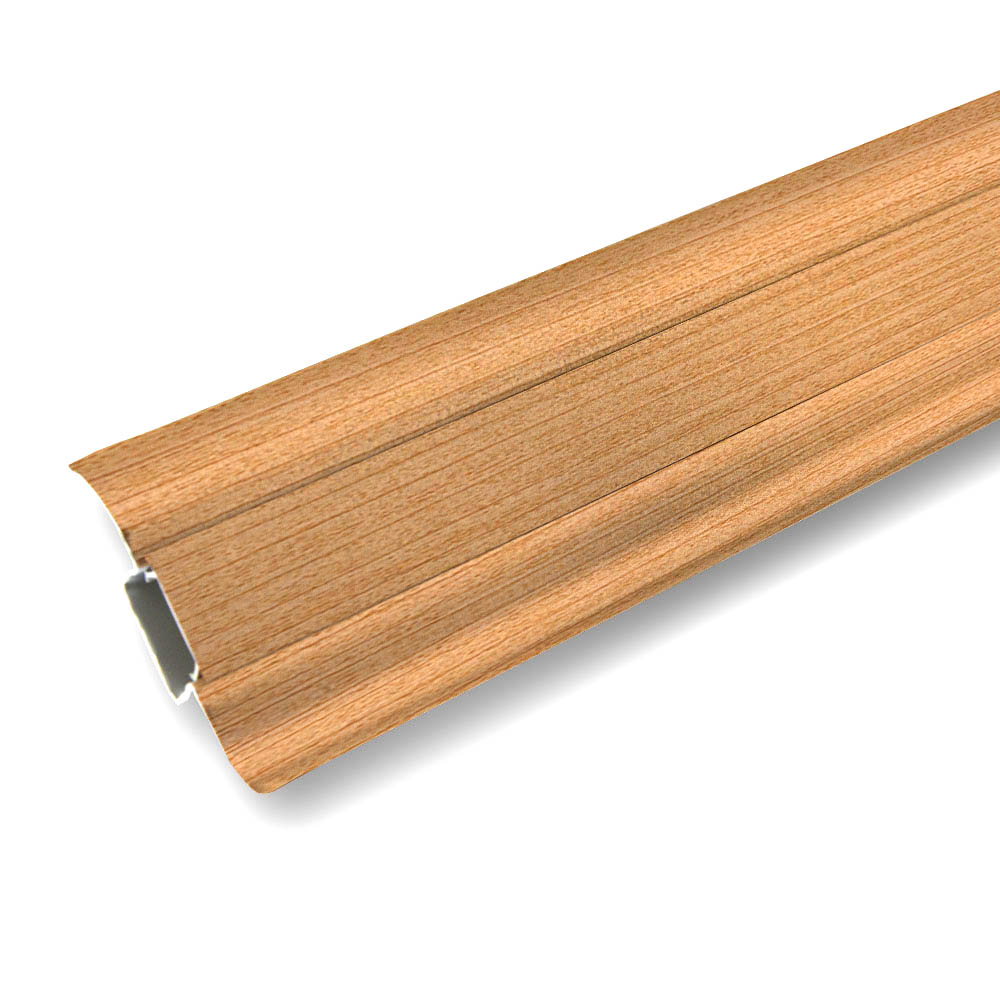 Плинтус ПВХ с кабель-каналом 55 мм (Идеал КЛАССИК), 241 Вишня 2200 мм Плинтус ПВХ с кабель-каналом 55 мм (Идеал КЛАССИК), 241 Вишня 2200 мм