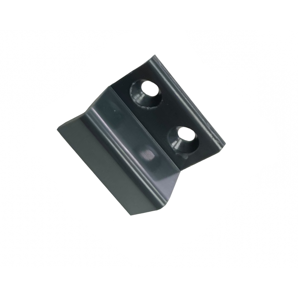 Кронштейн ПВХ 7мм д/МС ниж. короткий Антрацит Кронштейн ПВХ 7мм д/МС ниж. короткий Антрацит