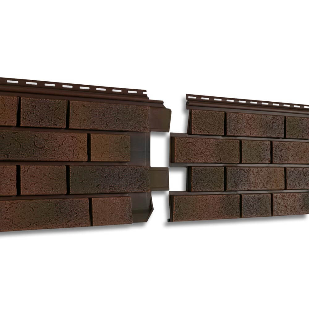 Фасадная панель "Стоун Хаус S-Lock Клинкер НОРДИК" (ЮП) Глина 1950*292 мм Фасадная панель "Стоун Хаус S-Lock Клинкер НОРДИК" (ЮП) Глина 1950*292 мм