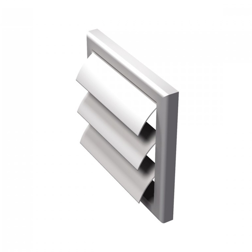 Вентиляционная решетка ПВХ "ВЕНТС" (МВ 100 Ж) Белая 154*154 мм Вентиляционная решетка ПВХ "ВЕНТС" (МВ 100 Ж) Белая 154*154 мм