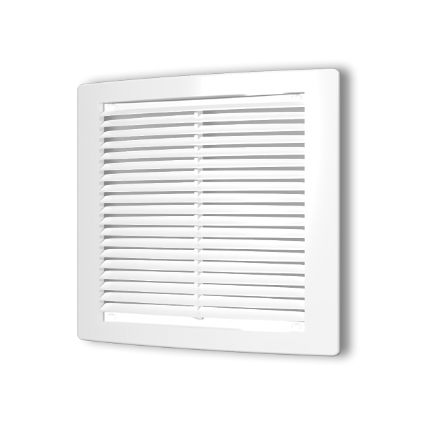 Вентиляционная решетка ПВХ "ЭРА" (3434РЦ) Белая 340*340 мм Вентиляционная решетка ПВХ "ЭРА" (3434РЦ) Белая 340*340 мм