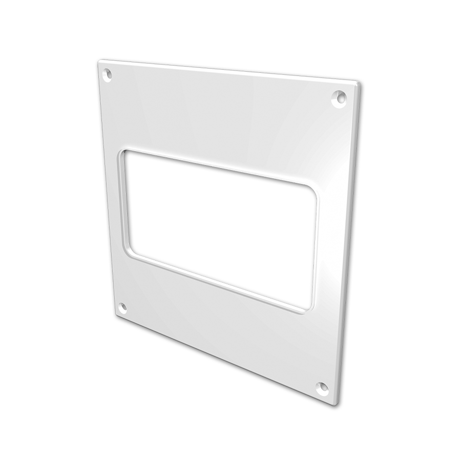 Накладка торцевая "Эра" 150*150 мм для воздуховода 120*60 мм (612НПП) Накладка торцевая "Эра" 150*150 мм для воздуховода 120*60 мм (612НПП)