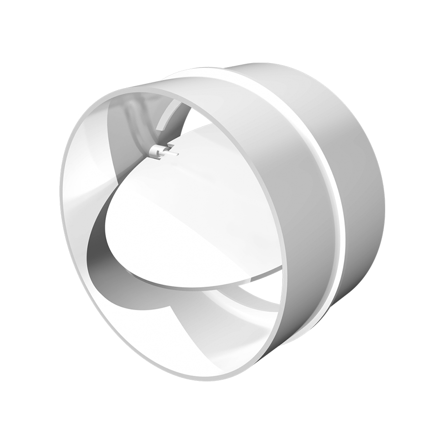 Соединитель круглых каналов "Эра" с обратным клапаном d-100 мм (10СКПО) Соединитель круглых каналов "Эра" с обратным клапаном d-100 мм (10СКПО)