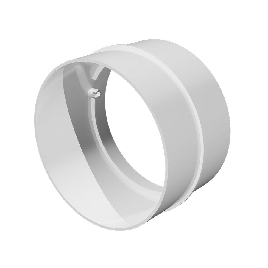 Соединитель круглых каналов "Эра" d-100 мм (10СКП) Соединитель круглых каналов "Эра" d-100 мм (10СКП)