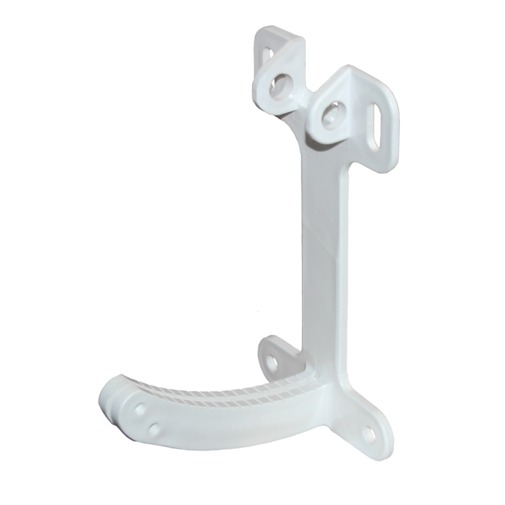 Водосточная система ПВХ (АП) "Стандарт" Поворотный элемент кронштейна желоба Белый Водосточная система ПВХ (АП) "Стандарт" Поворотный элемент кронштейна желоба Белый