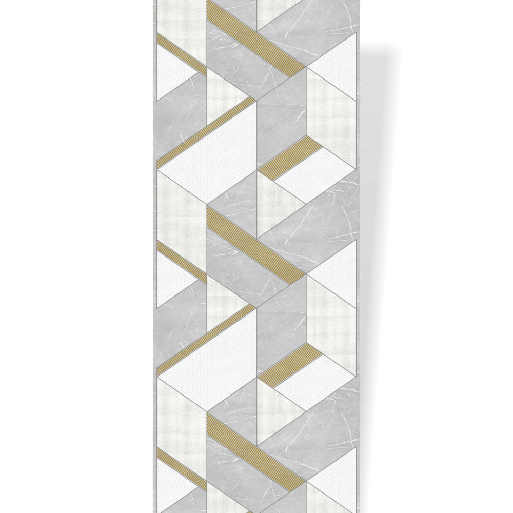 Пластиковая Панель ПВХ Мрамор (золото) "Пластэк Сервис" (8 мм) 250*2600 мм (662)