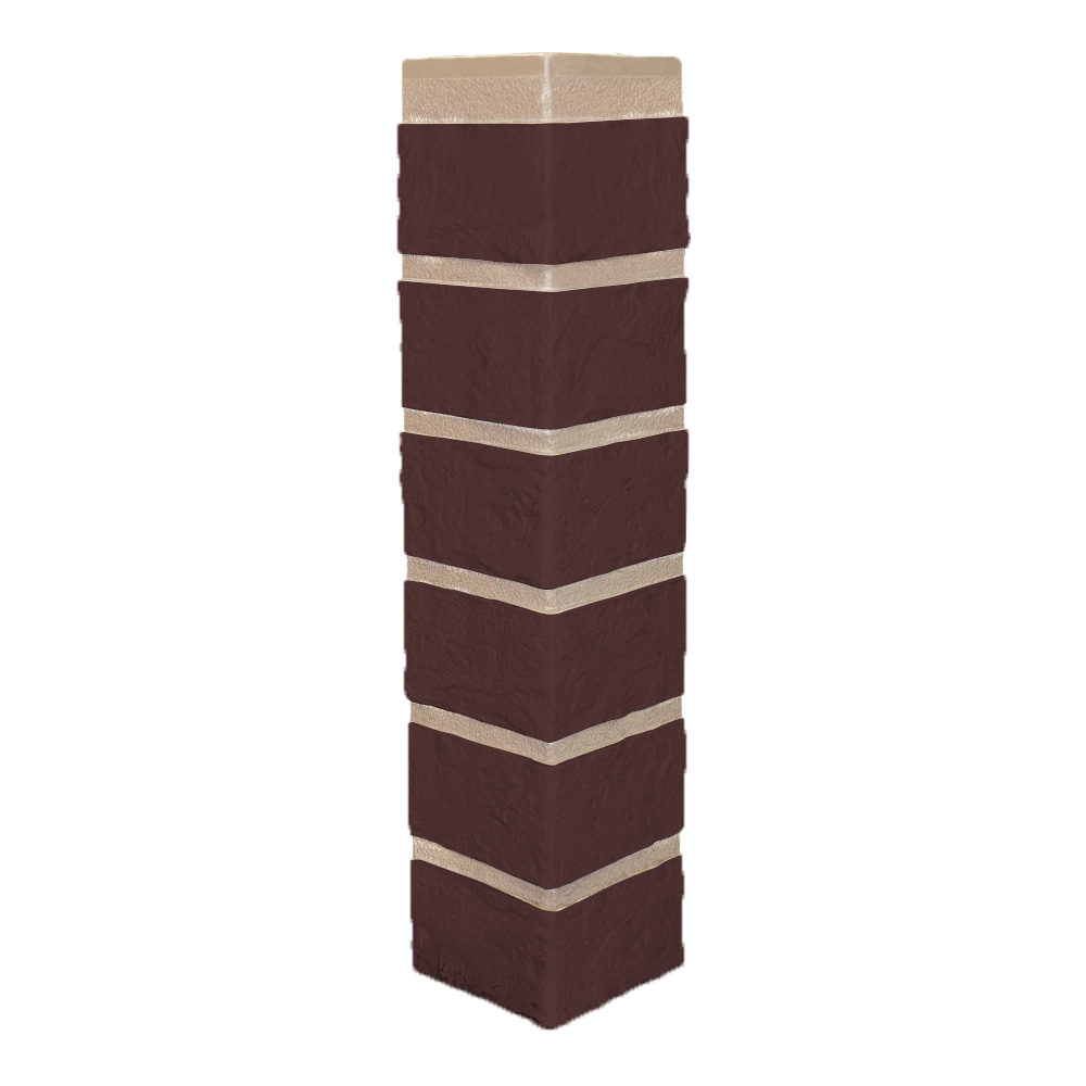 Угол внешний (АП) "КИРПИЧ" Жженый 470*100 мм