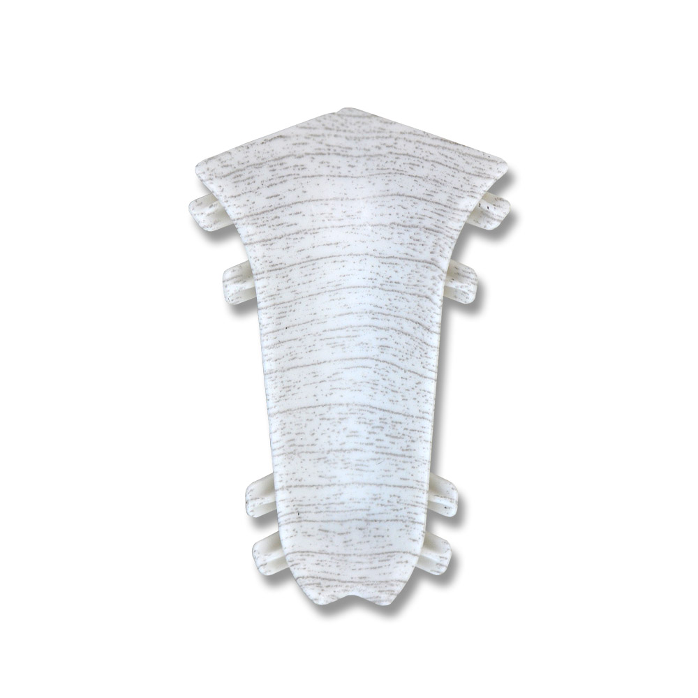 Угол внутренний ПВХ (Идеал КЛАССИК) 55мм 252 Ясень белый