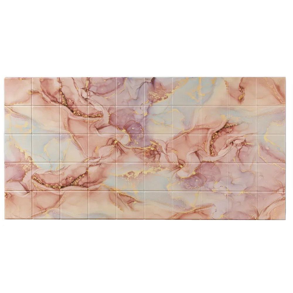 Пластиковая Листовая панель ПВХ "GRACE" Нежный Шелк 964*484*0,3 мм