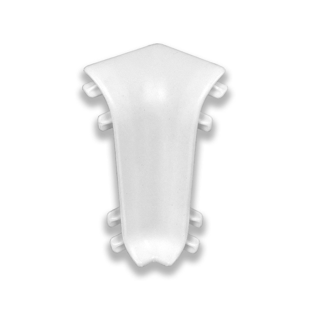 Угол внутренний ПВХ (Идеал КЛАССИК) 55мм 001 Белый