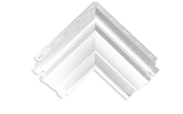 Угол наличника (АП) "КЛАССИК" Белый 280*280 мм