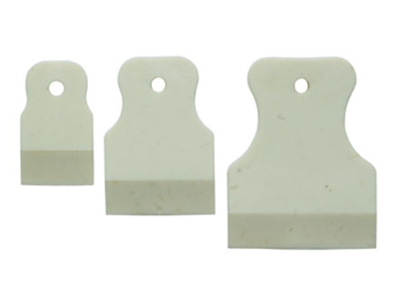 Набор шпателей для стиза ПОЛИТЕХ 40-60-80мм, белая резина (1055005)