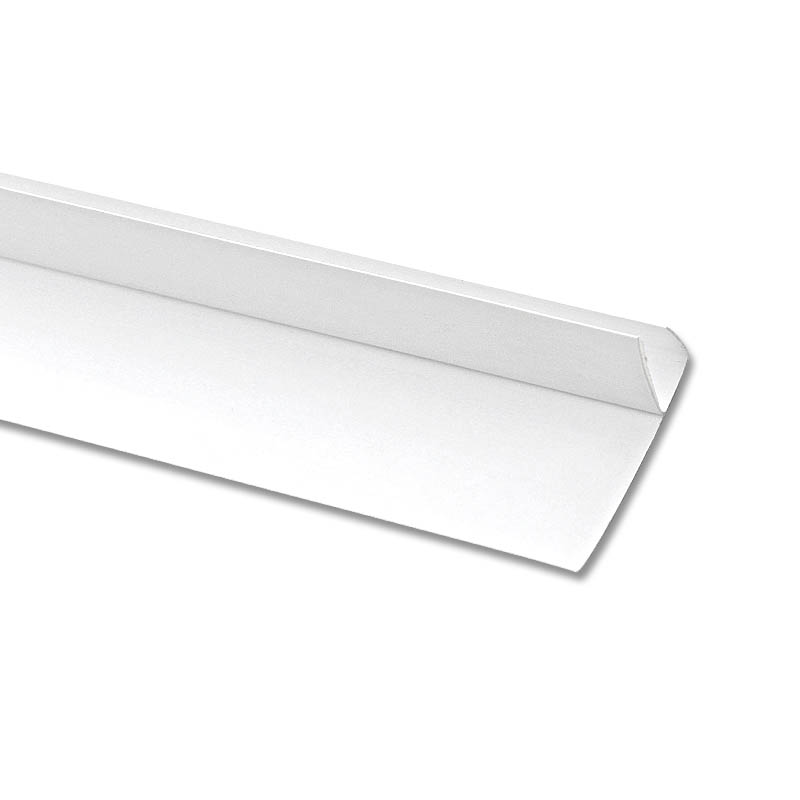 F-Профиль ПВХ (ГЛ) Белый (10 мм) 45 мм *3000 мм