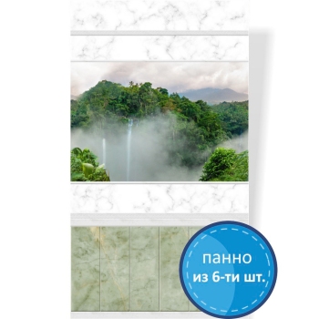 Панель ПВХ "ПанДА" (8 мм) 06220 "Тайны природы" №1 250*2700 мм (панно из 6шт.)