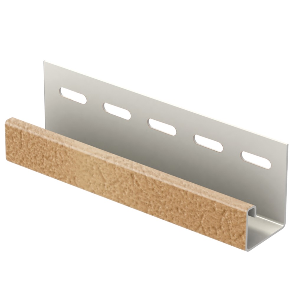 J-trim (ЮП) Стоун Хаус "S-Lock Клинкер Балтик" Светлая медь 3 000 мм