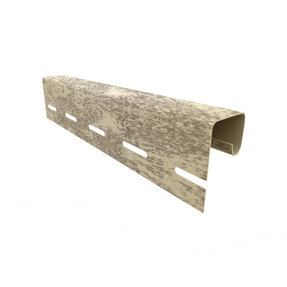 J-trim (ЮП) Стоун-Хаус "Кирпич" песочный 3 000 мм