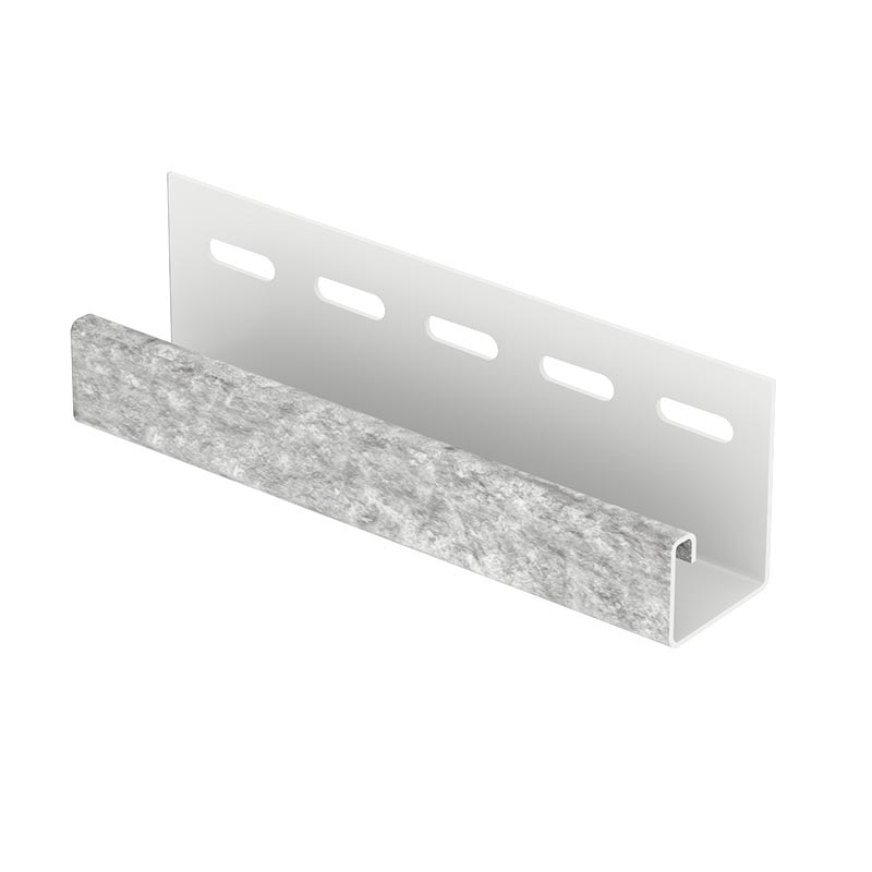 J-trim (ЮП) Стоун-Хаус "Кварцит" светло-серый 3 000 мм