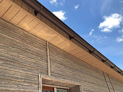 Сайдинг Ель альпийская Timberblock с софитами фото